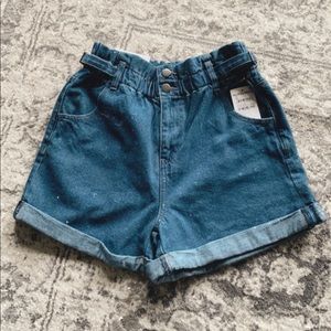 B.P. Paper Bag High Waisted Shorts